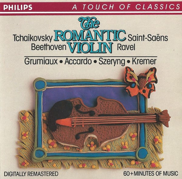 Tchaikovsky, Saint-Saëns, Beethoven, Ravel - Grumiaux, Accardo, Szeryng*, Kremer ‎– The Romantic Violin