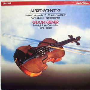 Alfred Schnittke, Gidon Kremer, Basler Sinfonie-Orchester, Heinz Holliger ‎– Violin Concerto No.2 / Piano Quintet