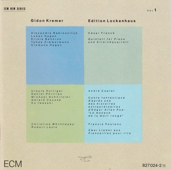Gidon Kremer ‎– Edition Lockenhaus Vol. 1/2