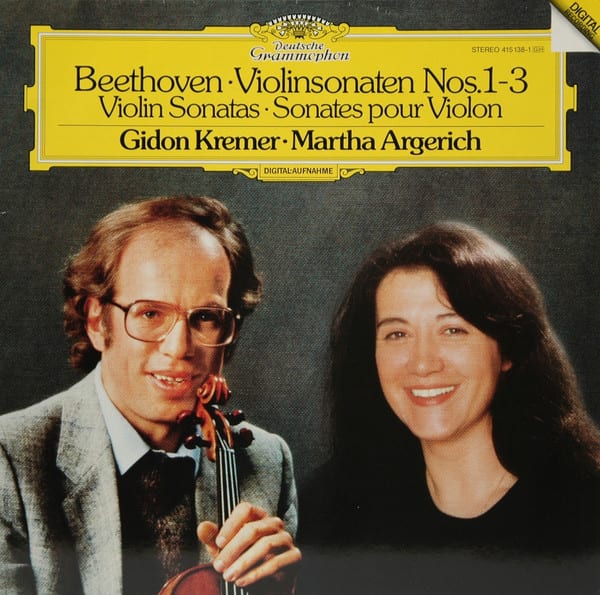 Gidon Kremer, Martha Argerich, Ludwig van Beethoven ‎– Beethoven • Violinsonaten • Violin Sonatas Nos.1-3 . Sonates pour Violon
