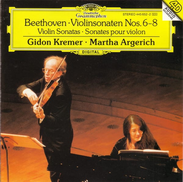 Beethoven – Gidon Kremer, Martha Argerich ‎– Violinsonaten Nos. 6–8 • Violin Sonatas • Sonates Pour Violon