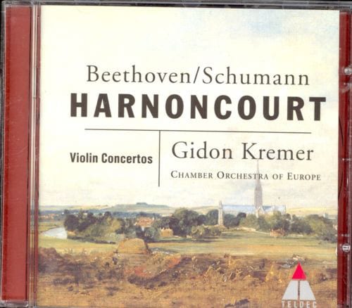 Beethoven, Schumann, Harnoncourt - Gidon Kremer, The Chamber Orchestra Of Europe ‎– Violin Concertos