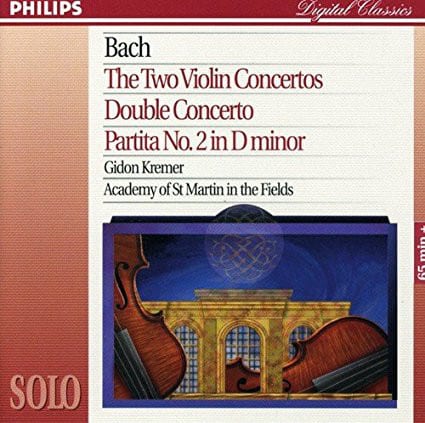Bach - Gidon Kremer, Academy Of St. Martin-In-The-Fields ‎– The Two Violin Concertos / Double Concerto / Partita No. 2 In D Minor
