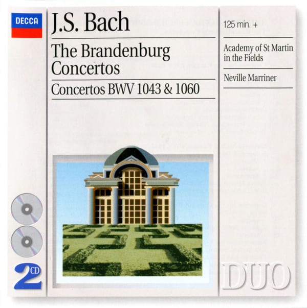 J.S. Bach, Neville Marriner, Gidon Kremer, Heinz Holliger, Academy Of St Martin In The Fields ‎– The Brandenburg Concertos - Concertos BWV 1043 & 1060