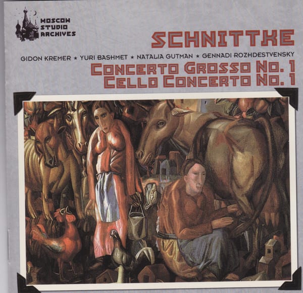 Schnittke, Gidon Kremer, Yuri Bashmet, Natalia Gutman, Gennady Rozhdestvensky ‎– Concerto Grosso No. 1  Cello Concerto No. 1
