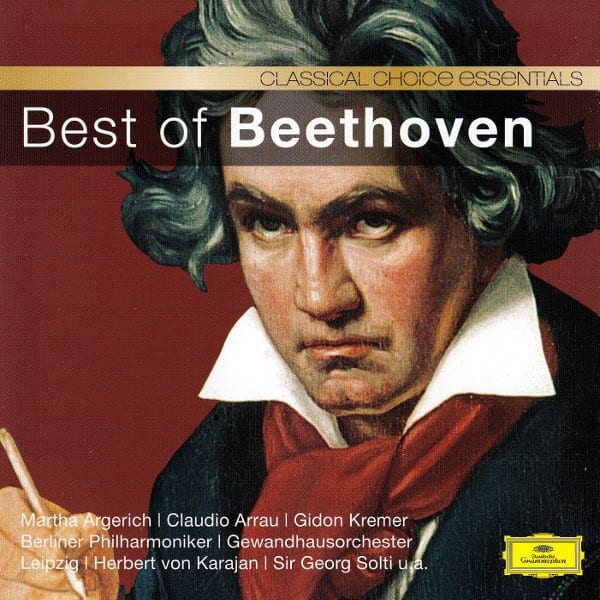 Martha Argerich  Claudio Arrau  Gidon Kremer  Berliner Philharmoniker  Gewandhausorchester Leipzig  Herbert von Karajan  Sir Georg Solti ‎– Best Of Beethoven